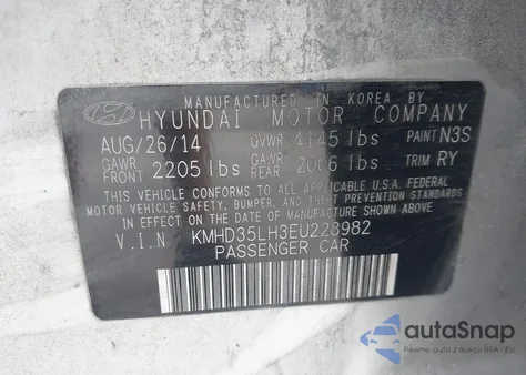 2014 Hyundai Elantra Gt from USA, damaged, VIN KMHD35LH3EU228982